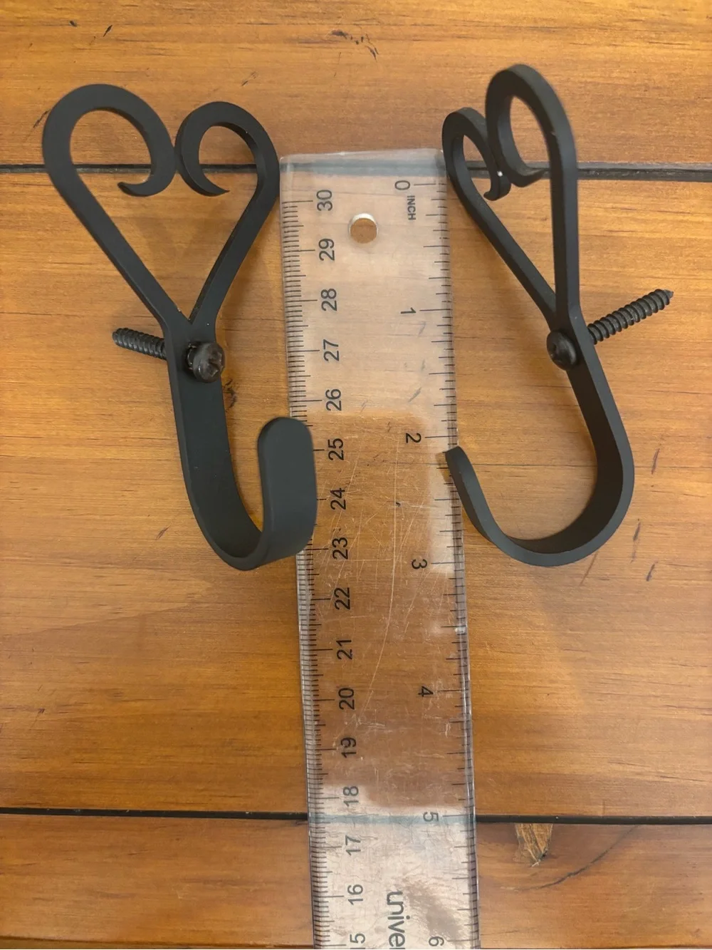 🖤Heart Scroll Black Wall Hooks - Home Wall Decor